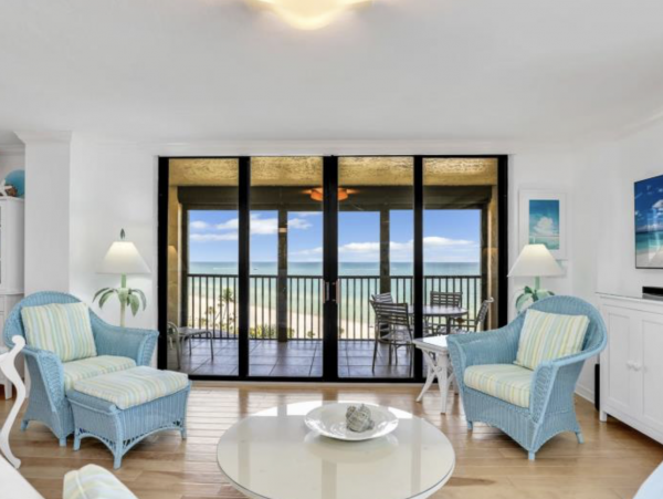 6th floor views Gulf Front of Vanderbilt Beach 3 month rental